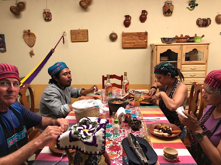 Class Group at table