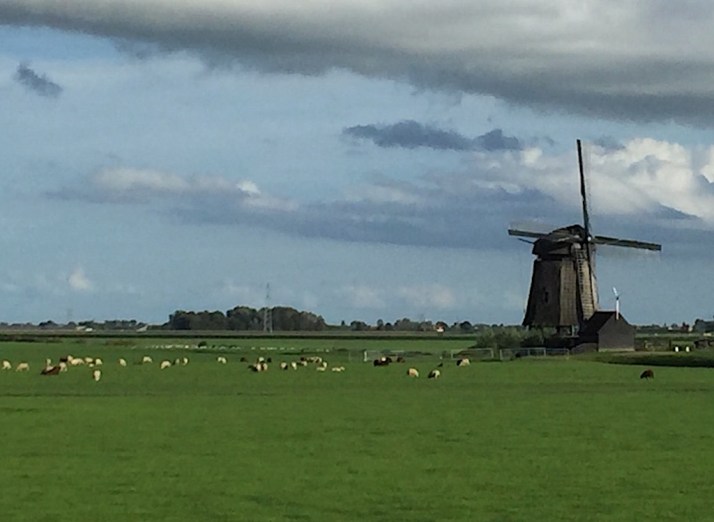Polder windmill