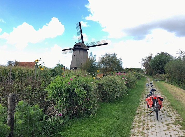 Windmill and bike