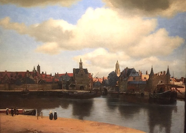Vermeer Delft view